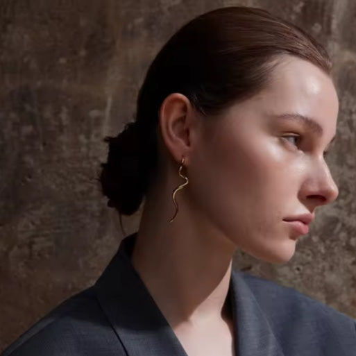 Γυναικεία Ατσάλινα Σκουλαρίκια - Toliati Earrings ( χρυσό, ασημί)
