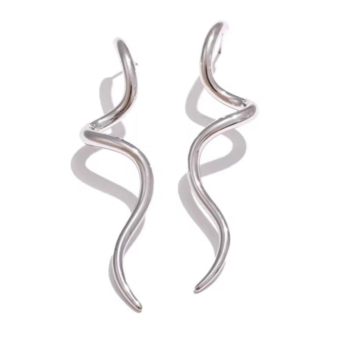 Γυναικεία Ατσάλινα Σκουλαρίκια - Toliati Earrings ( χρυσό, ασημί)