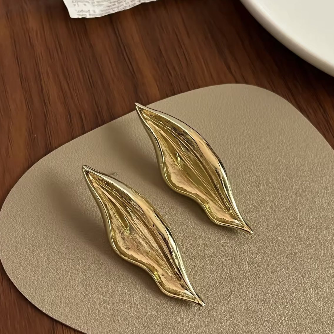 Γυναικεία Ατσάλινα Σκουλαρίκια - Rebun Earrings ( χρυσό, ασημί)
