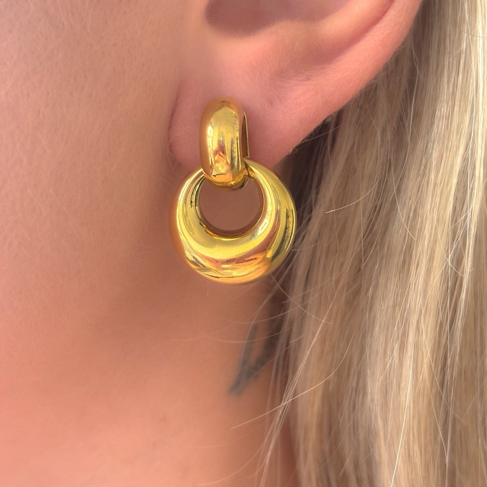 Γυναικεία Ατσάλινα Σκουλαρίκια - Nayoro Earrings ( χρυσό, ασημί)