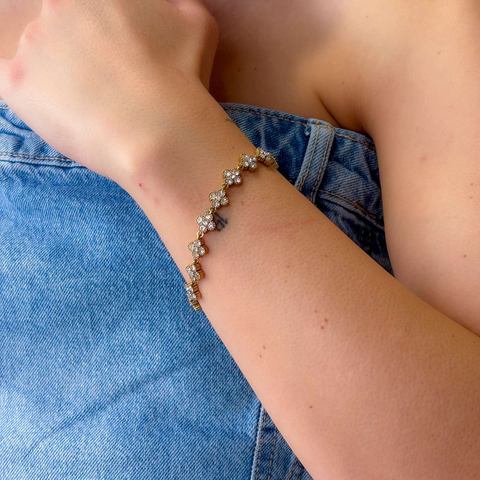 Ατσάλινο Γυναικείο Βραχιόλι - Kushiro Bracelet (χρυσό, ασημί)