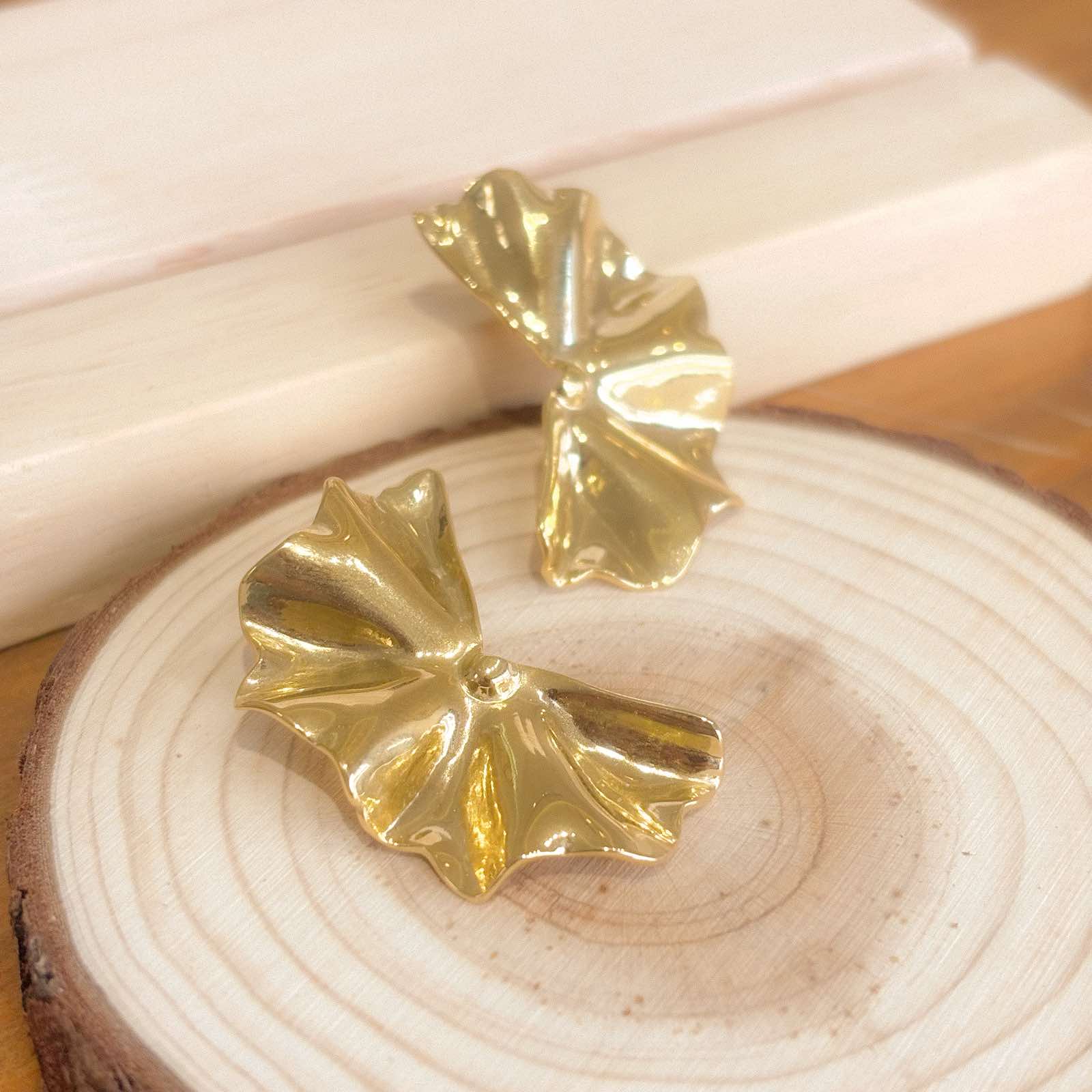 Γυναικεία Ατσάλινα Σκουλαρίκια - Sestaci Earrings( χρυσό, ασημί)