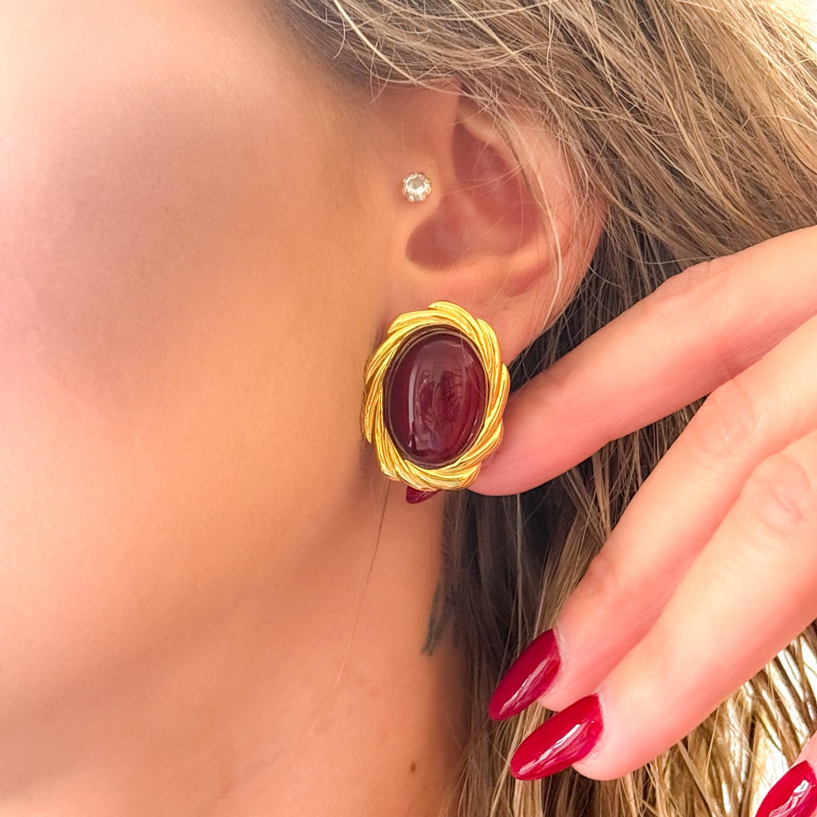 Γυναικεία Ατσάλινα Σκουλαρίκια - Metan Earrings