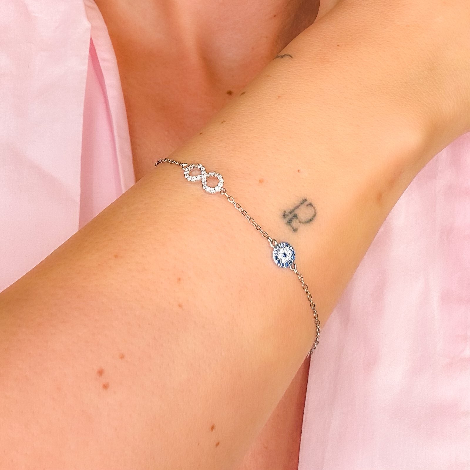Γυναικείο Ατσάλινο Βραχιόλι Άπειρο - Loma Bracelet (χρυσό, ασημί)