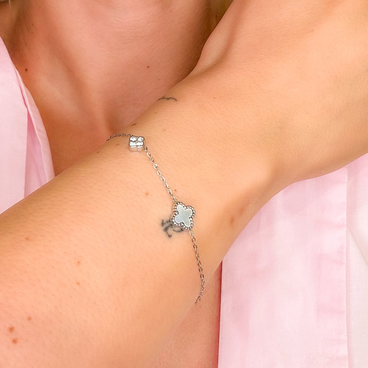 Γυναικείο Ατσάλινο Βραχιόλι Με Σταυρό - Juara Bracelet (χρυσό, ασημί)