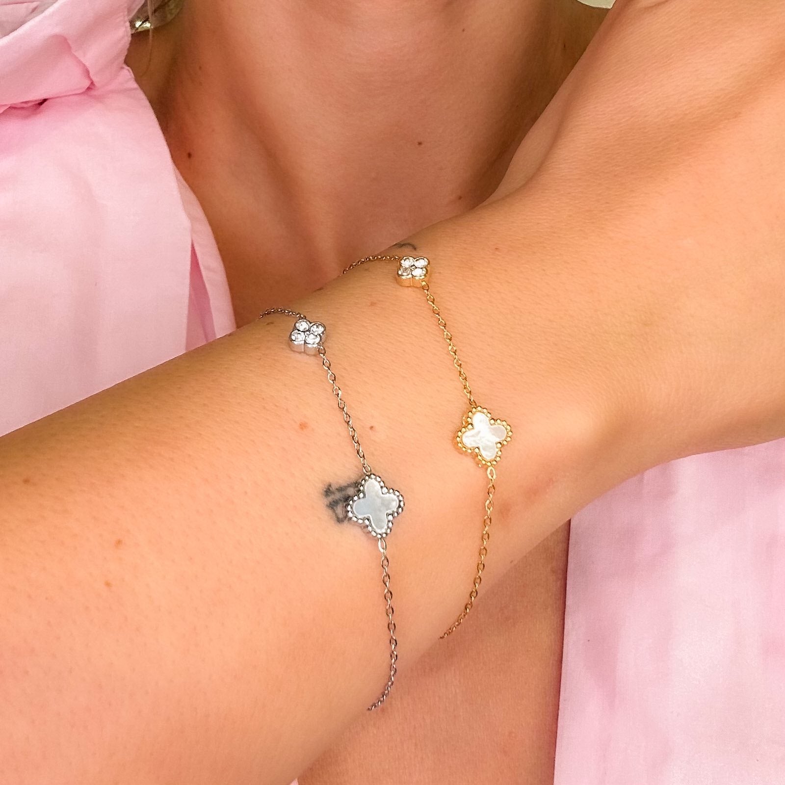 Γυναικείο Ατσάλινο Βραχιόλι Με Σταυρό - Juara Bracelet (χρυσό, ασημί)