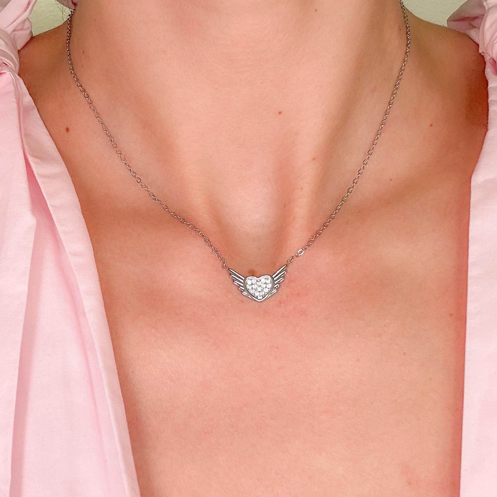 Γυναικείο Ατσάλινο Κολιέ Με Καρδιά - My Heart Necklace (χρυσό, ασημί)