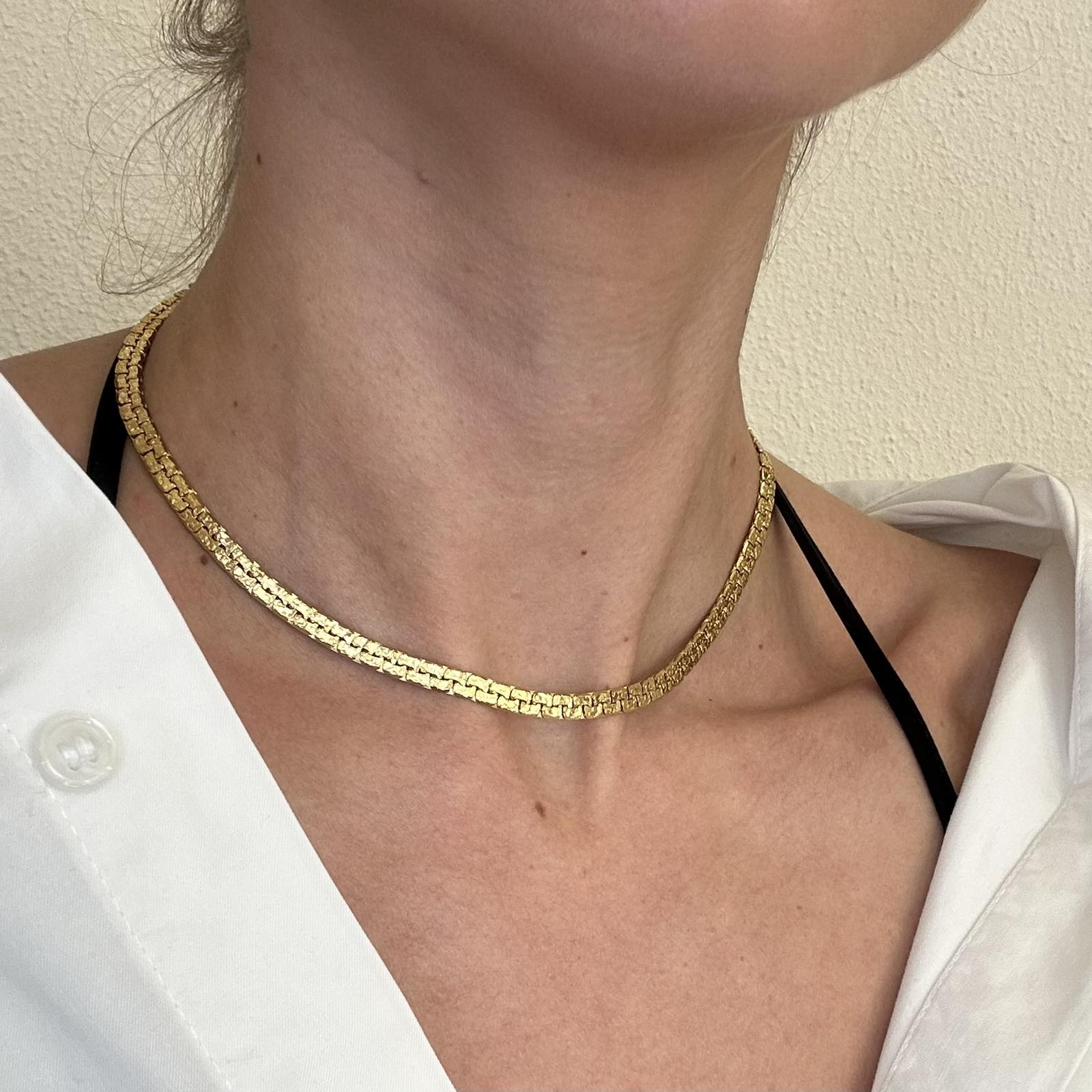 Ατσάλινη Αλυσίδα Λαιμού - Oster Necklace ( χρυσό, ασημί)