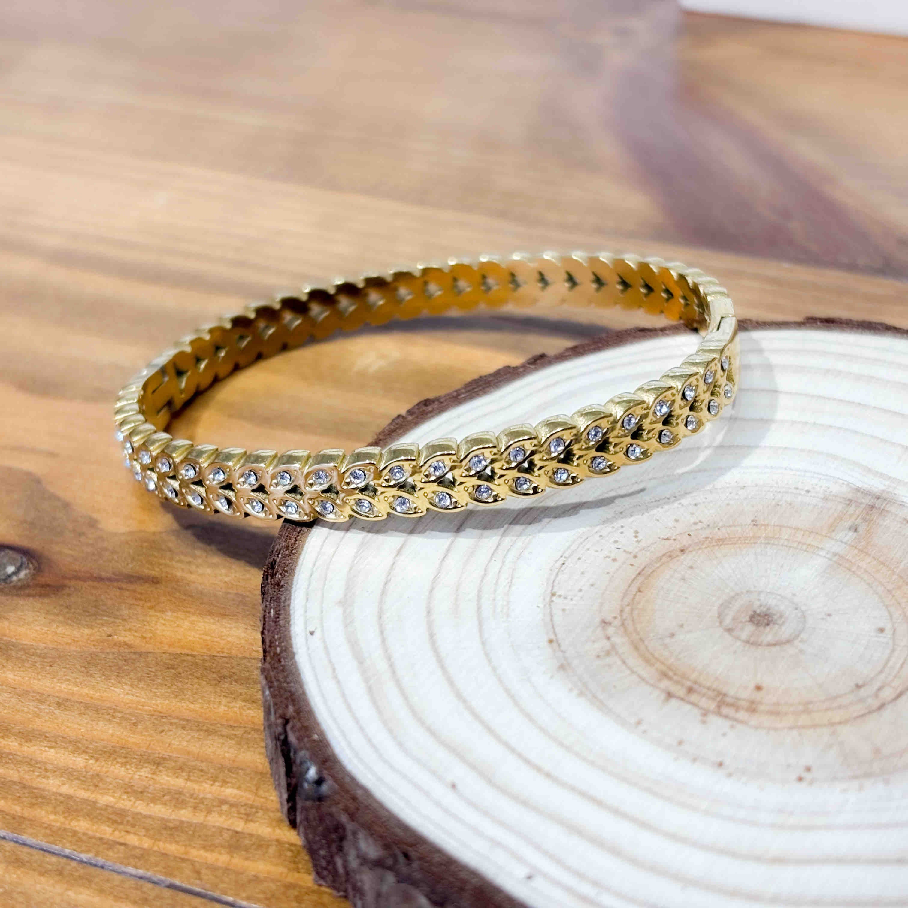 Γυναικείο Ατσάλινο Βραχιόλι - Balti Bracelet (χρυσό, ασημί)