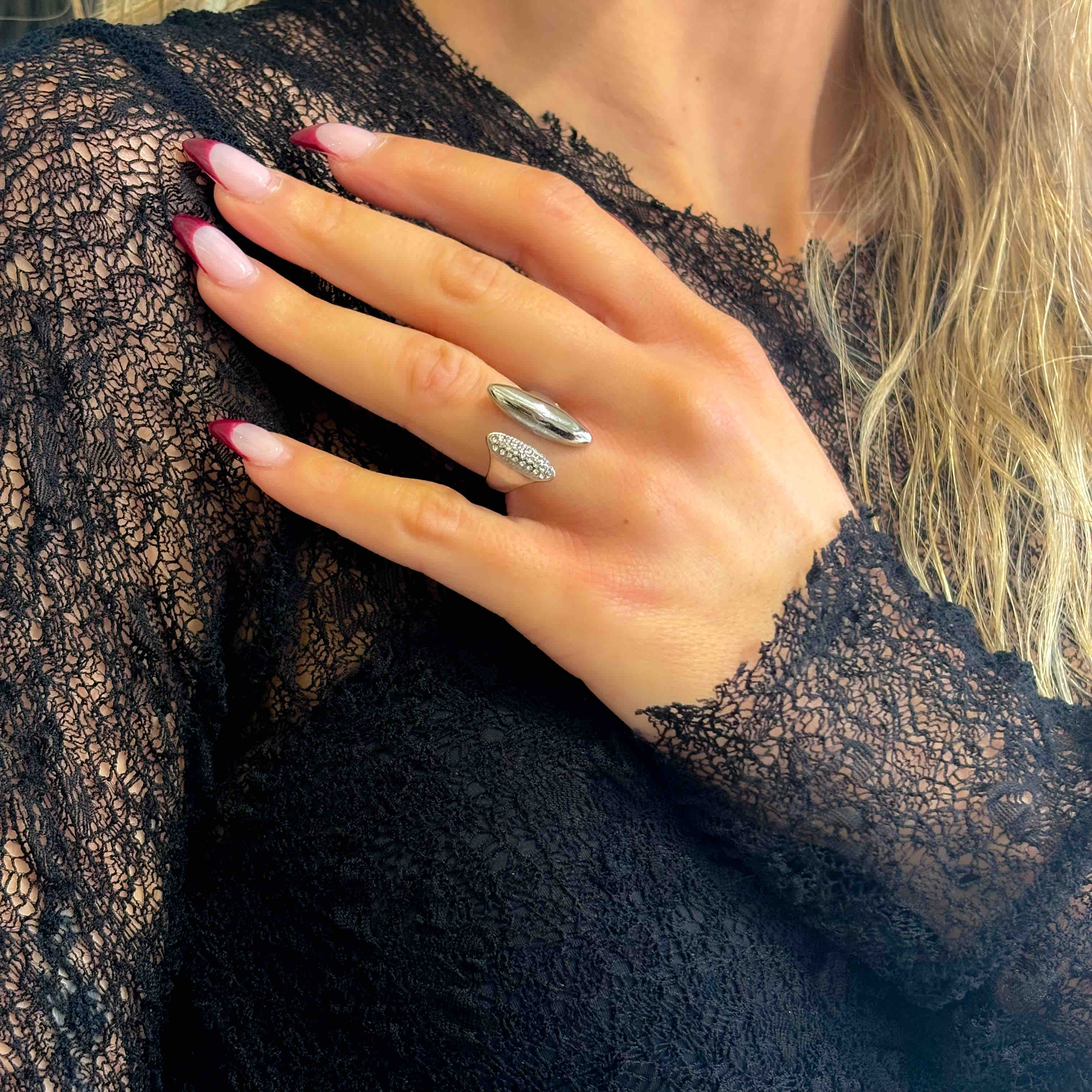 Γυναικείο Ατσάλινο Δαχτυλίδι - Cano Ring( χρυσό, ασημί)