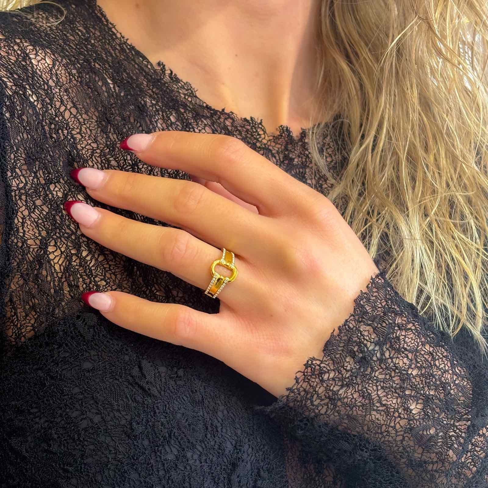 Γυναικείο Ατσάλινο Δαχτυλίδι - Maripa Ring ( χρυσό, ασημί)