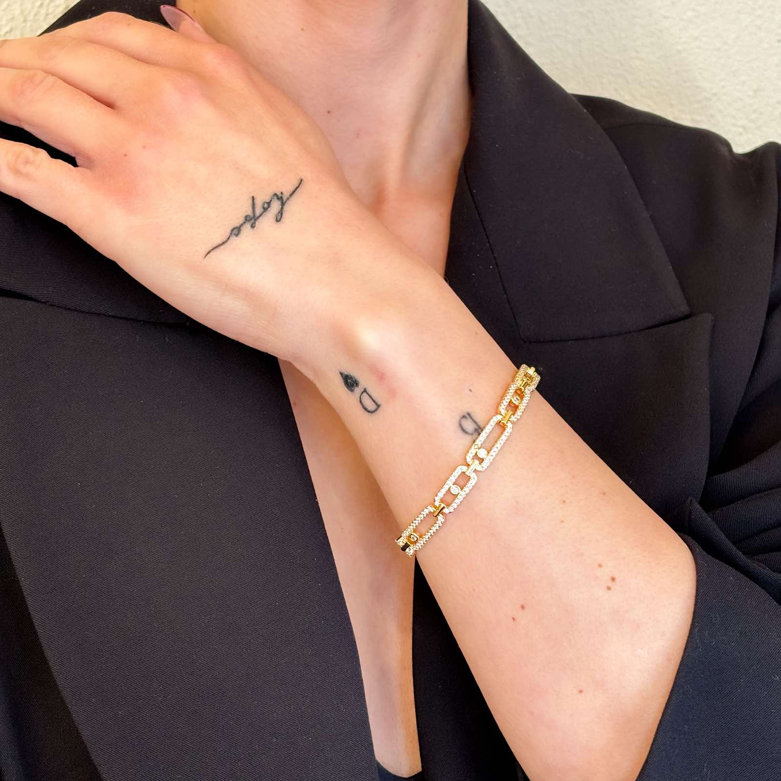 Γυναικείο Ατσάλινο Βραχιόλι Με Ζιρκόν - Zakvil Bracelet