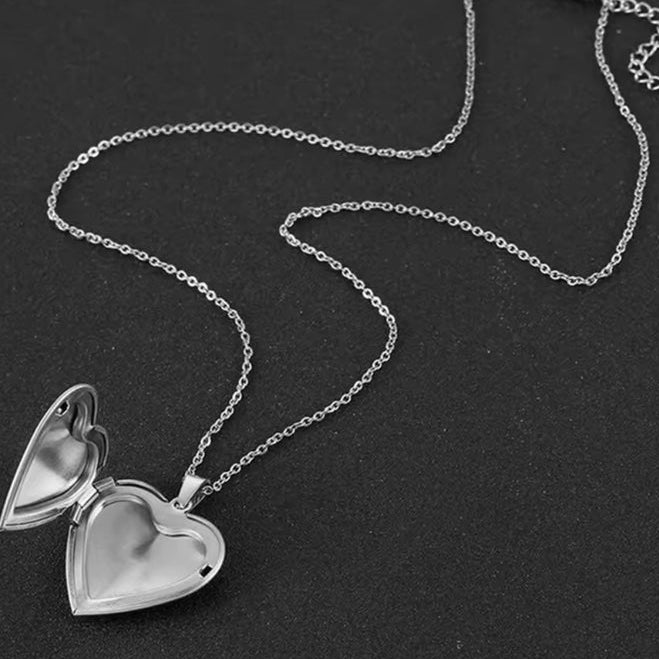 Ατσάλινο Κολιέ Φωτογραφοθήκη - Your Heart Necklace ( χρυσο, ασημί)
