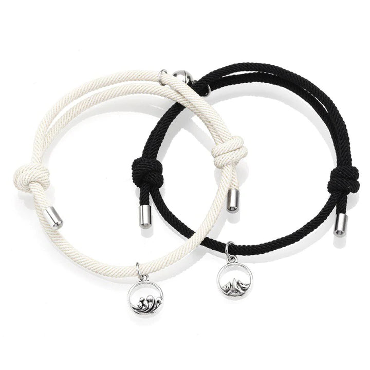 Βραχιόλια για ζευγάρια με μαγνήτη - Distance Couple Love Bracelets
