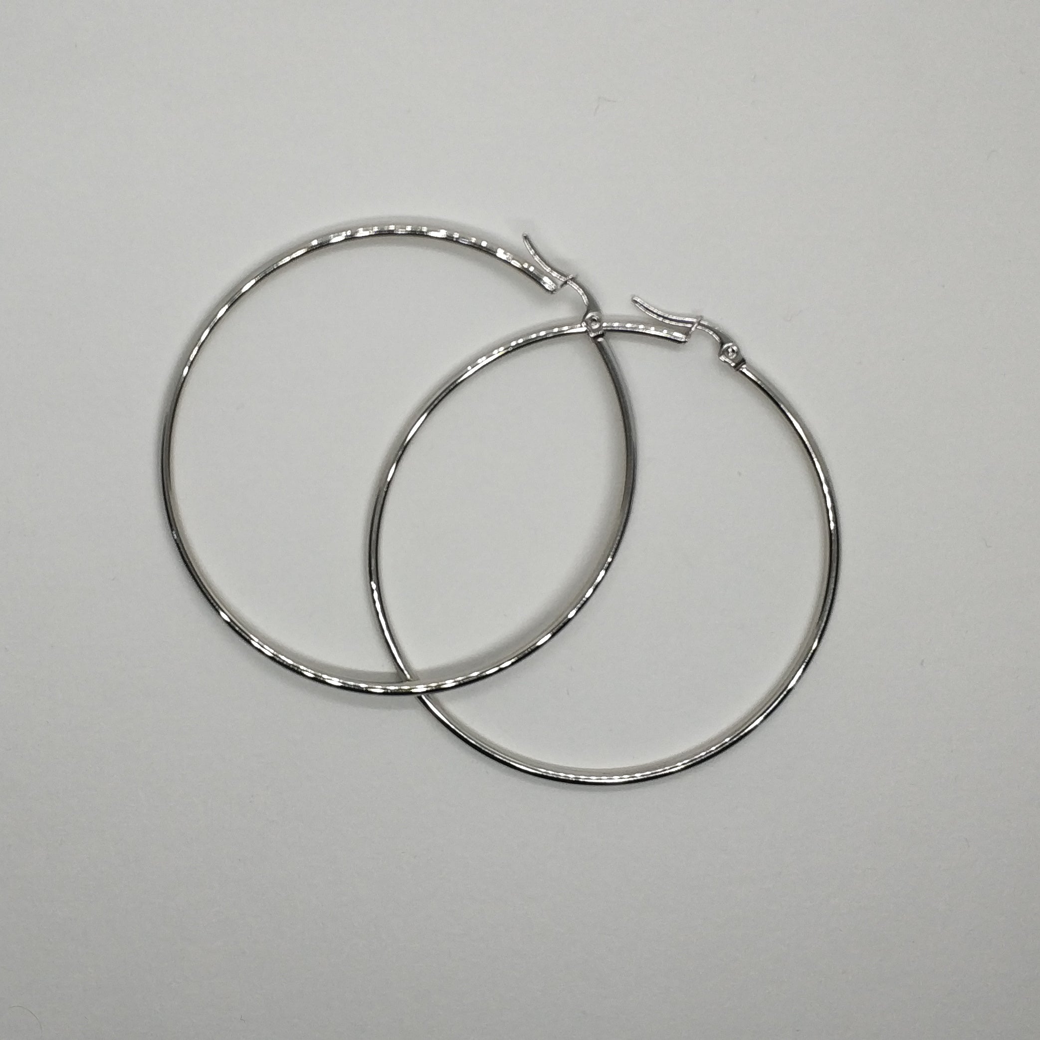 Ατσάλινα Σκουλαρίκια Κρίκοι - Hoops 75 mm( και χρώματα)