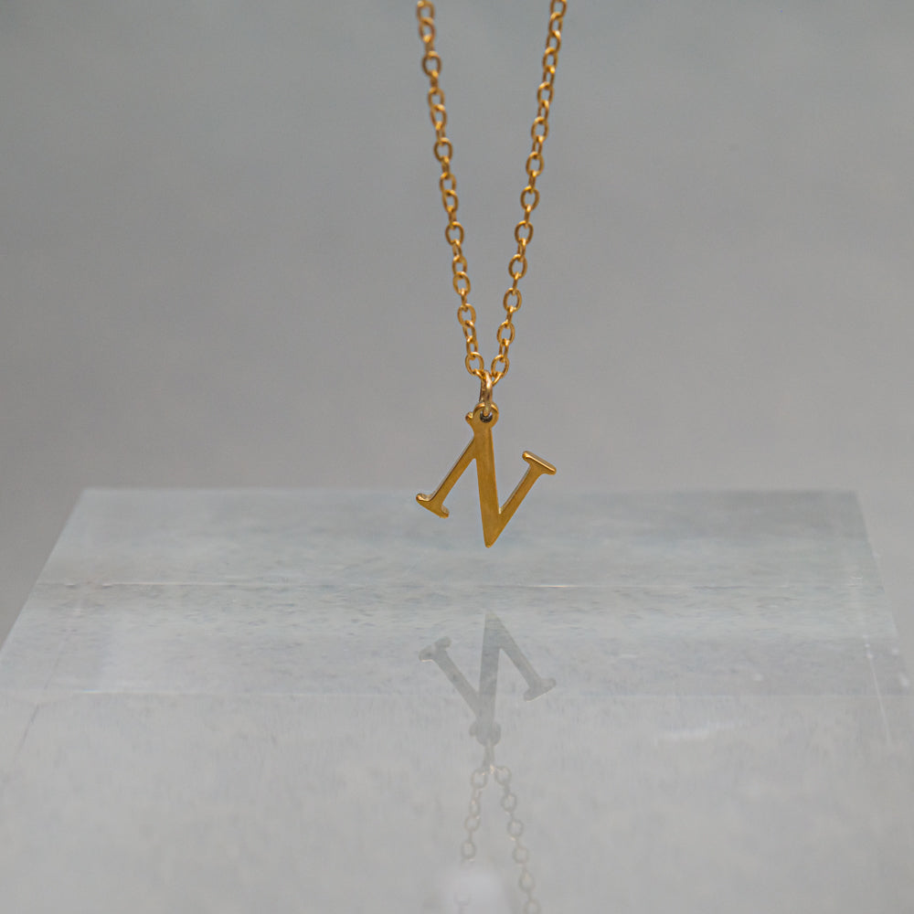 Ατσάλινο Κολιέ- Vintage Monogram