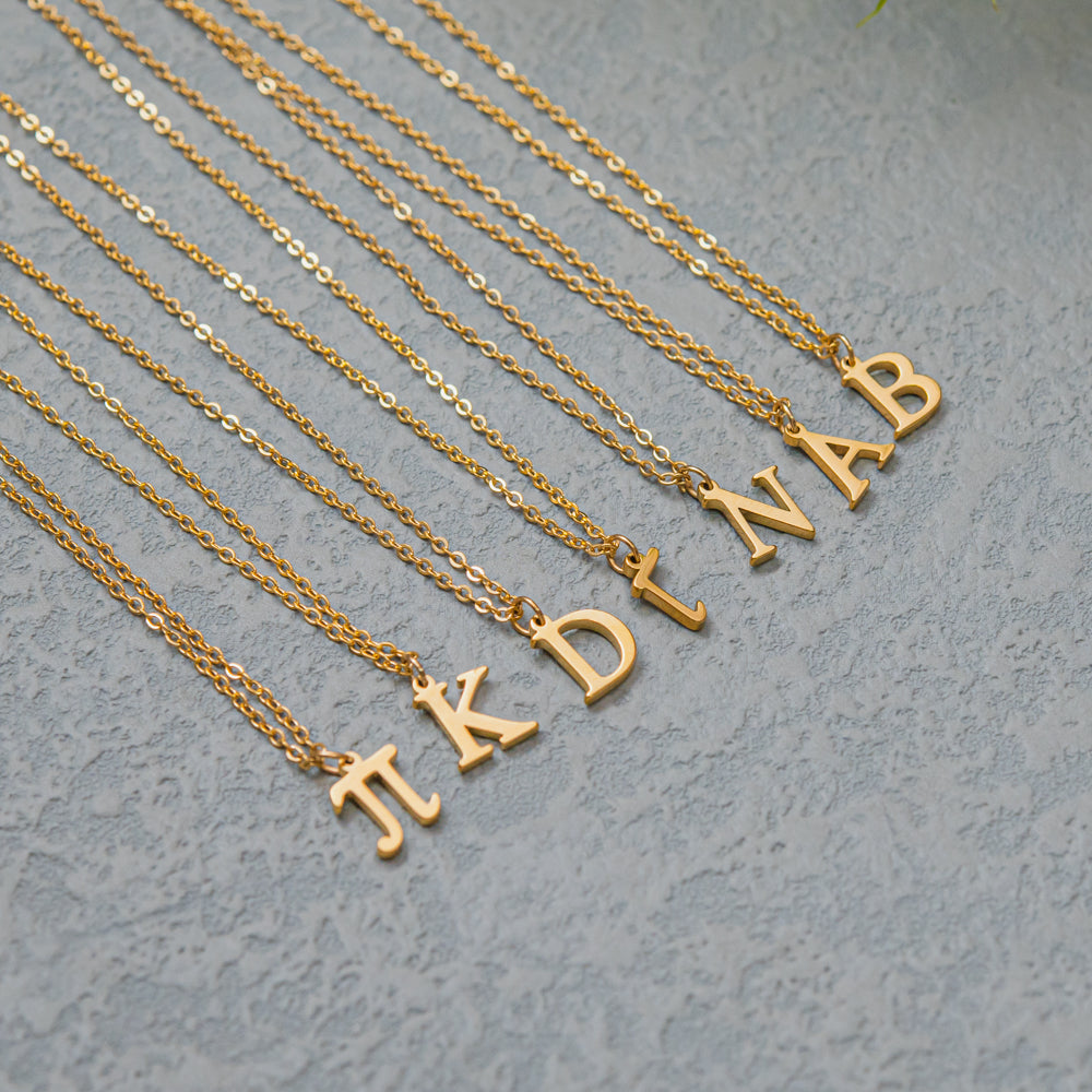 Ατσάλινο Κολιέ- Vintage Monogram
