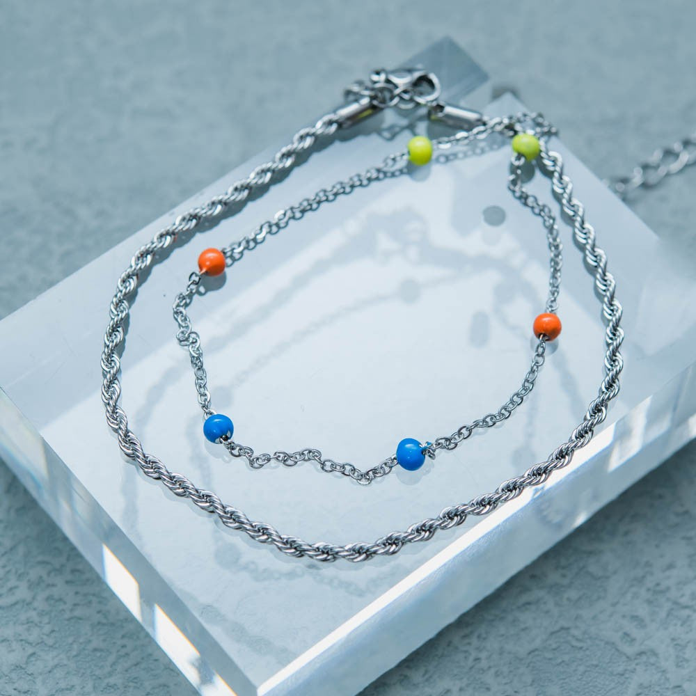 Ατσάλινη Αλυσίδα Ποδιού - Himeji Anklet Set