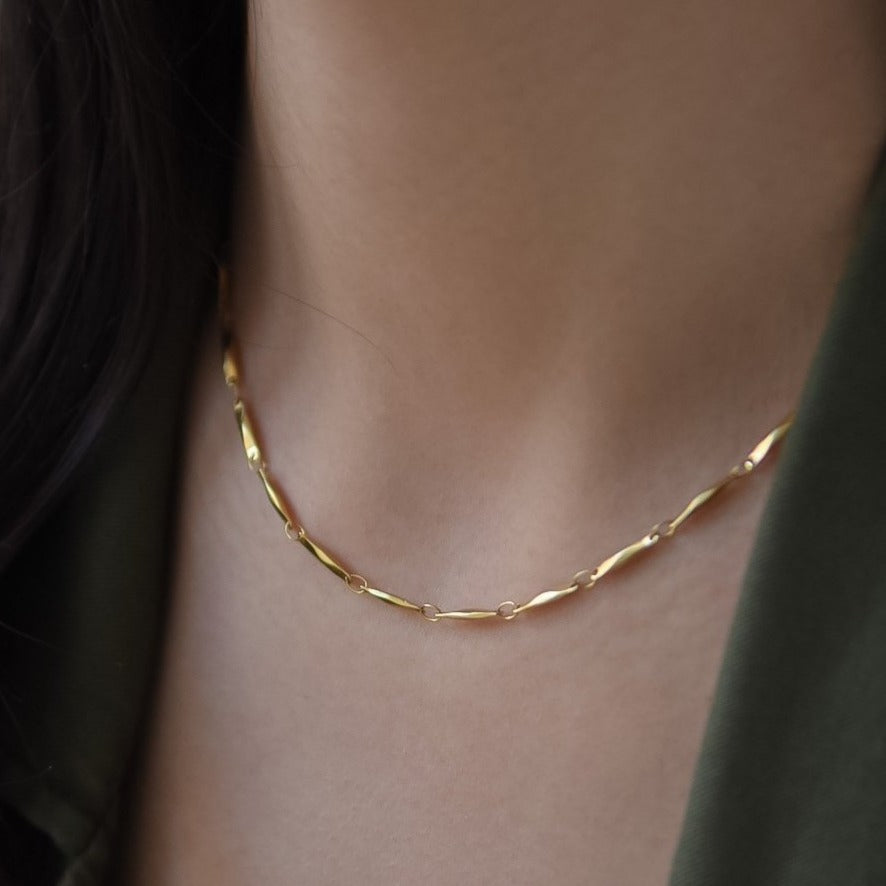 Ατσάλινη Αλυσίδα Λαιμού - Triumph Chain (χρυσό, ασημί)