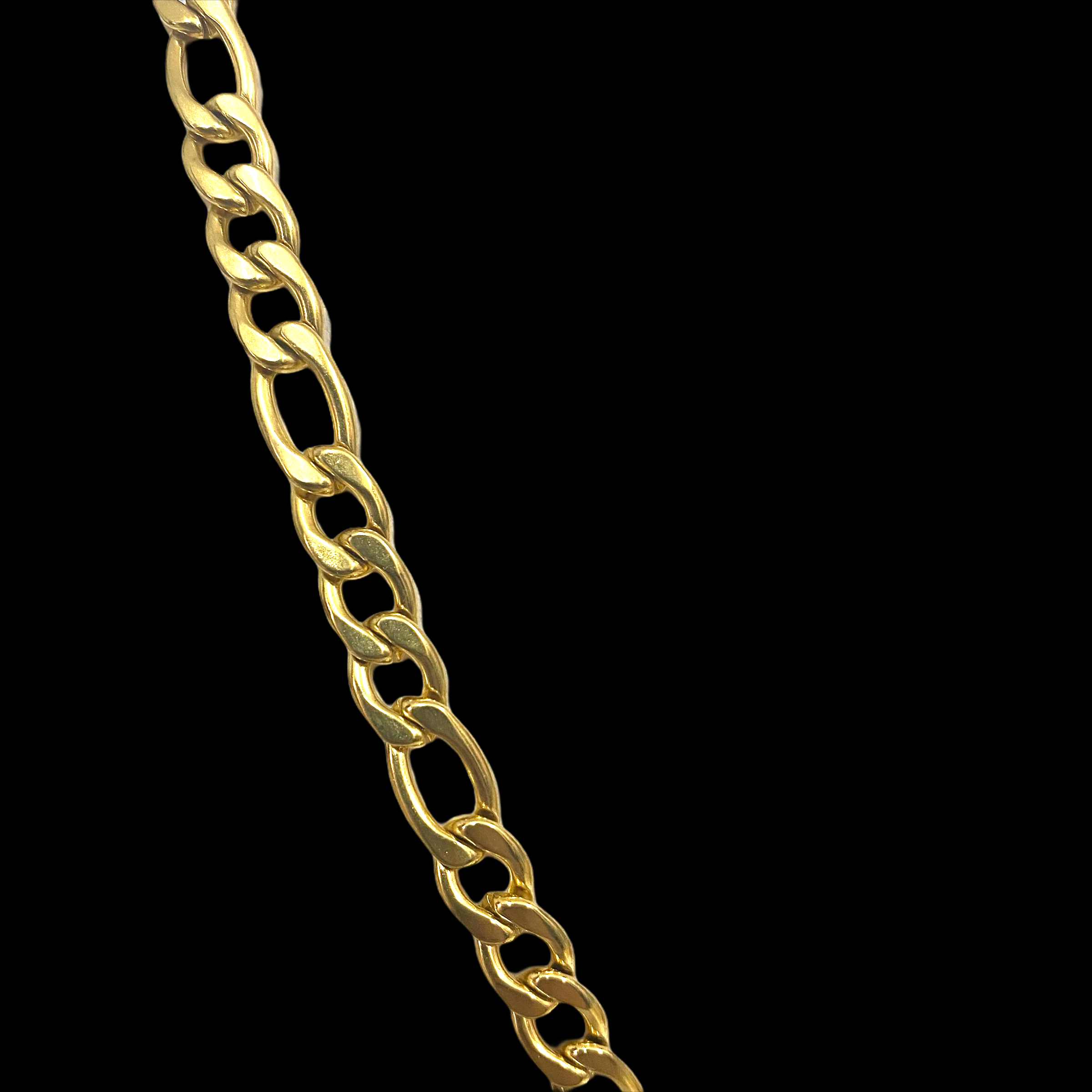 Ατσάλινη Αλυσίδα Λαιμού (Unisex )- Figaro Chain (χρυσό-ασημί)