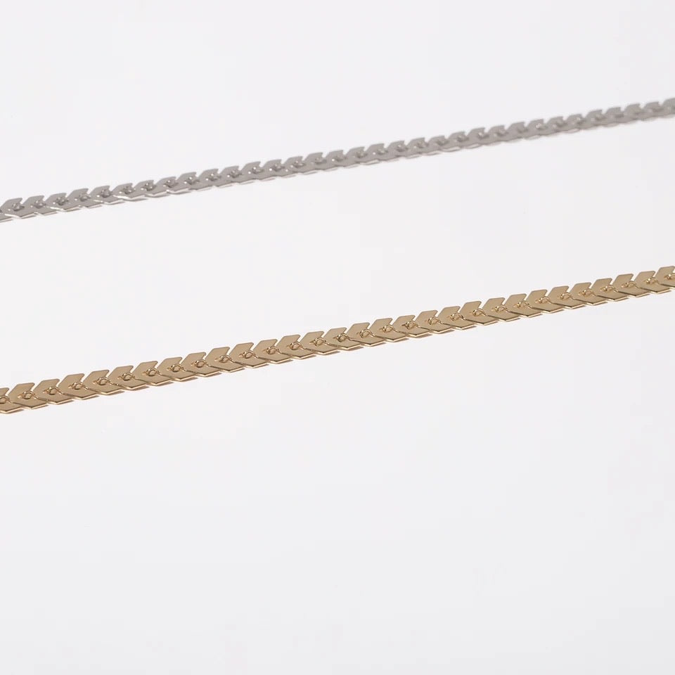 Ατσάλινη Αλυσίδα Μέσης - Arrow Belly Chain (χρυσό, ασημί)