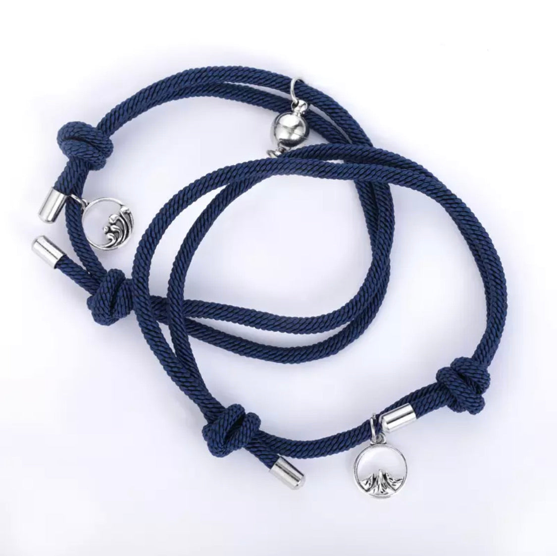 Βραχιόλια για ζευγάρια με μαγνήτη - Distance Couple Love Bracelets