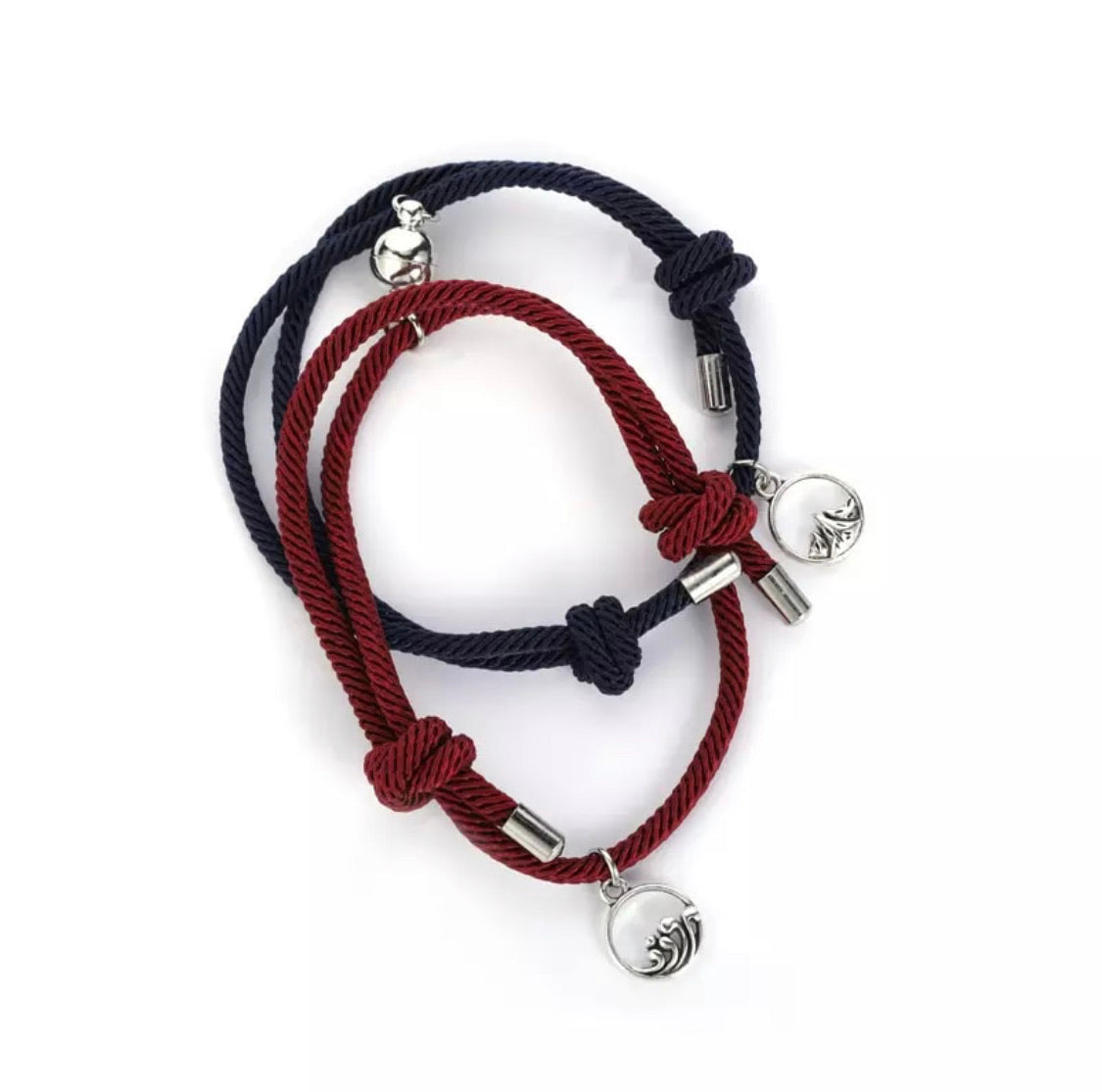 Βραχιόλια για ζευγάρια με μαγνήτη - Distance Couple Love Bracelets