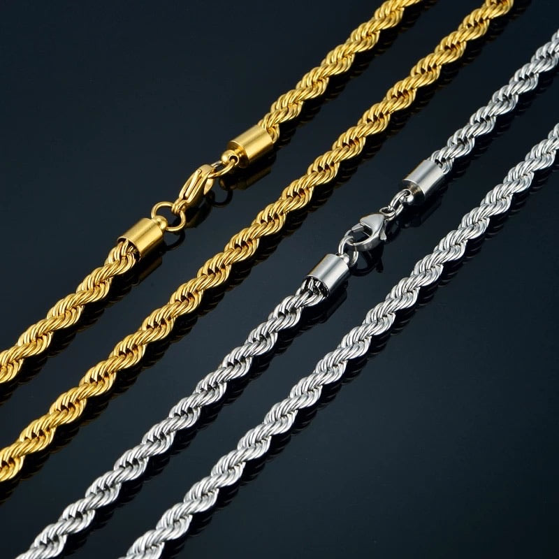 Ατσάλινη Aλυσίδα Λαιμού(unisex) - Kona Chain Necklace 50cm