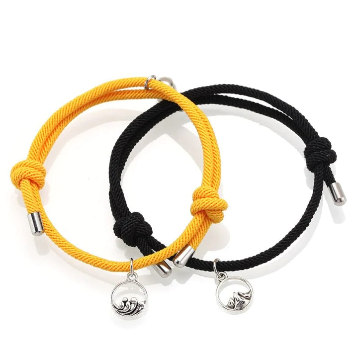 Βραχιόλια για ζευγάρια με μαγνήτη - Distance Couple Love Bracelets
