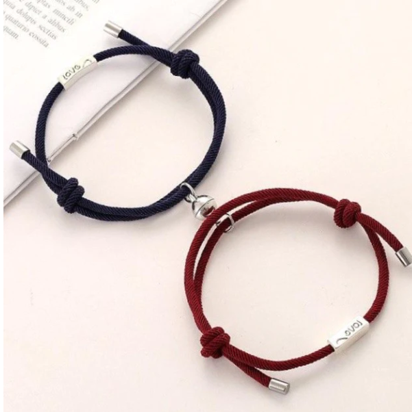 Βραχιόλια για ζευγάρια με μαγνήτη - Distance Couple Love Love Bracelets