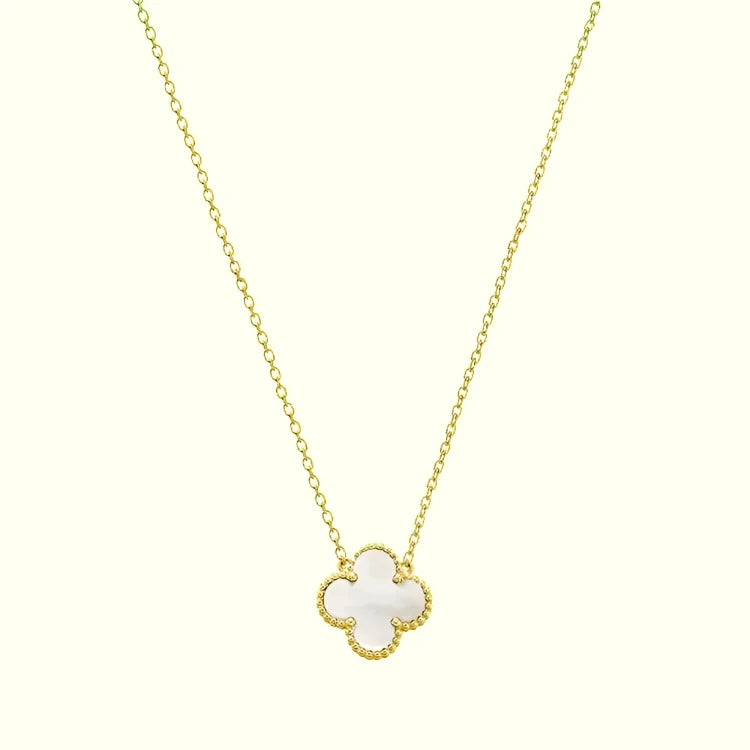 Γυναικείο Ατσάλινο Κολιέ - Klimt Necklace White ( χρυσό, ασημί)