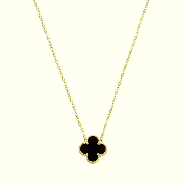 Γυναικείο Ατσάλινο Κολιέ - Klimt Necklace Black ( χρυσό, ασημί)