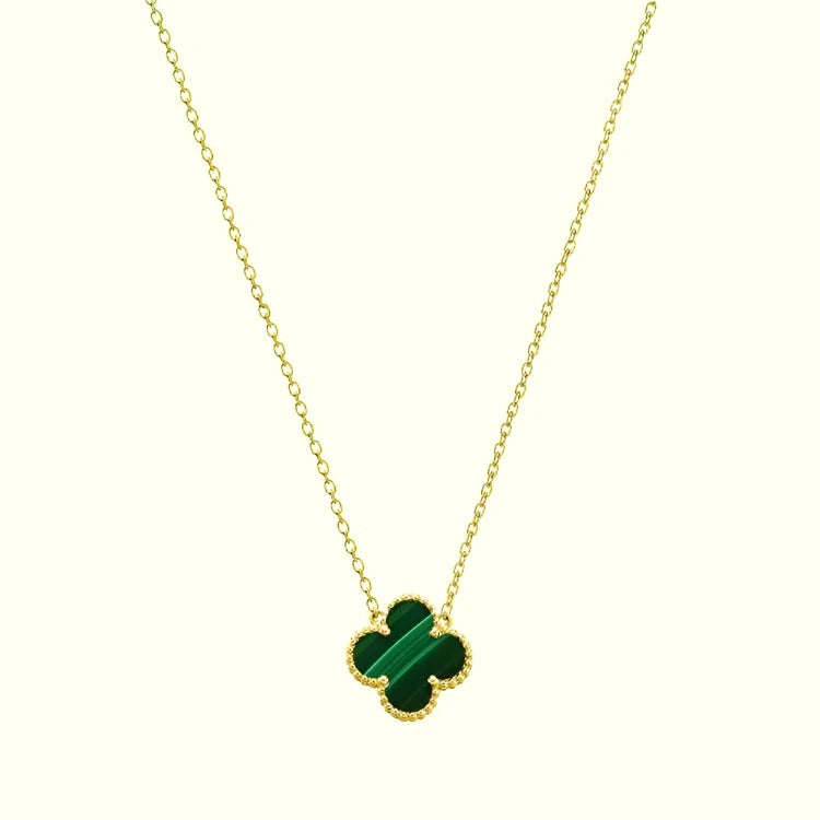 Γυναικείο Ατσάλινο Κολιέ - Klimt Necklace Green