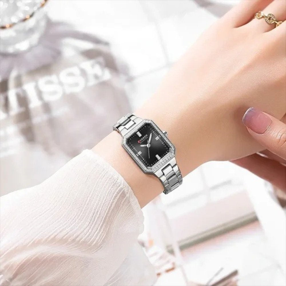 Γυναικείο Ρολόι - Curren C9102 Silver-Black