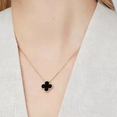 Γυναικείο Ατσάλινο Κολιέ - Klimt Necklace Black ( χρυσό, ασημί)
