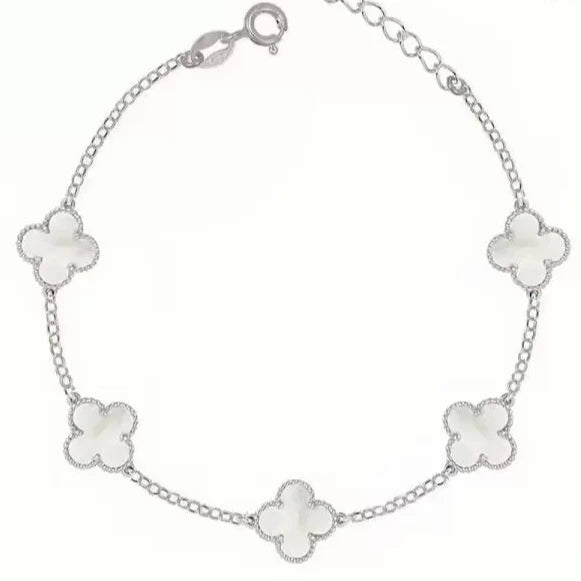 Γυναικείο Ατσάλινο Βραχιόλι - Klimt Bracelet Silver White