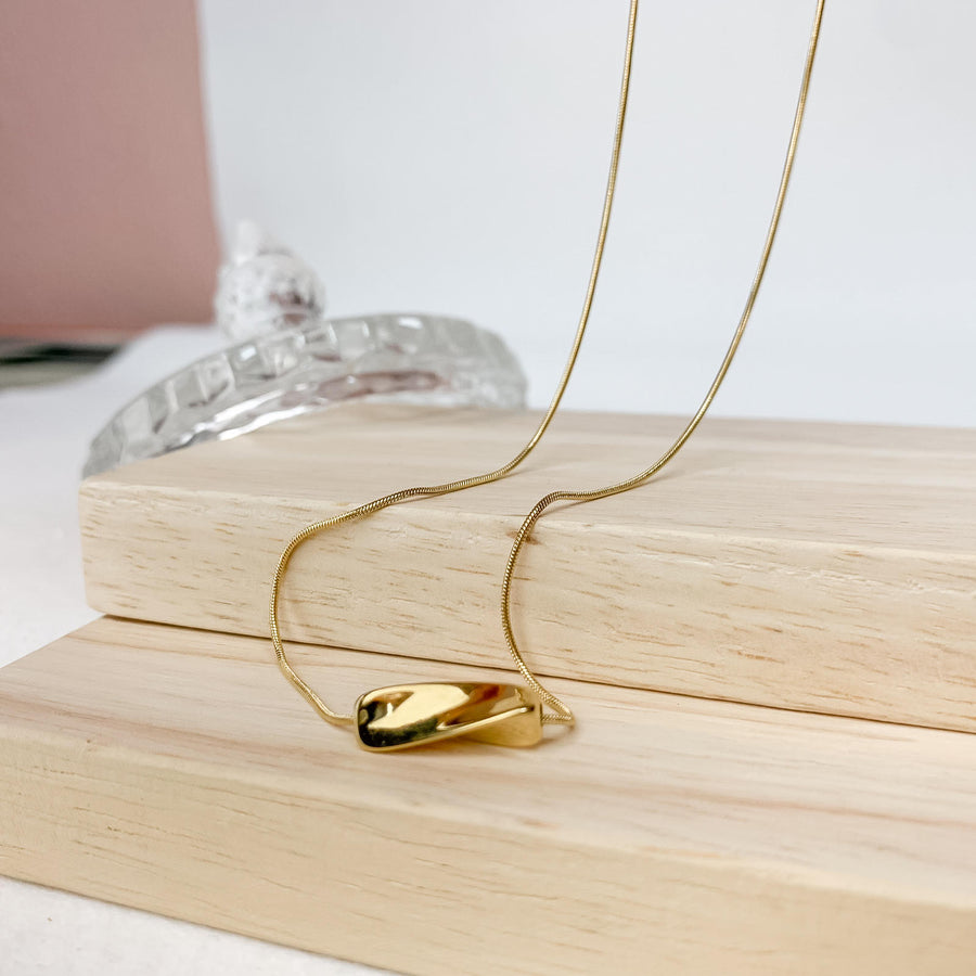 Γυναικείο Ατσάλινο Κολιέ - Almar Necklace (χρυσό, ασημί)