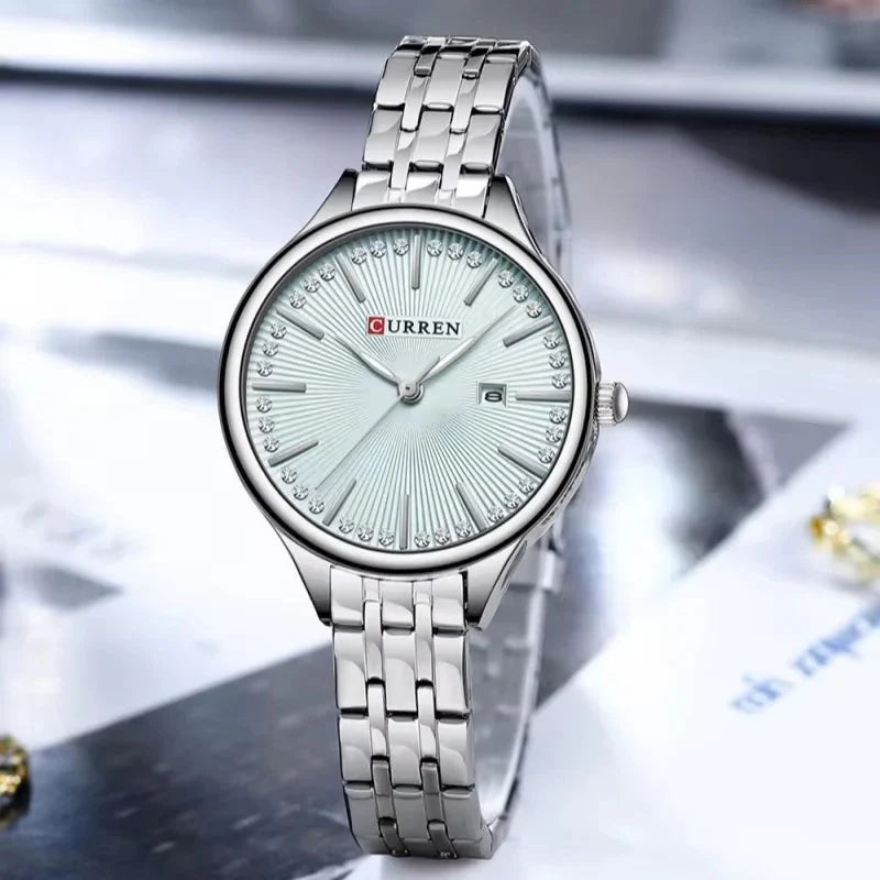 Γυναικείο Ρολόι - Curren C9099 L Silver Mint