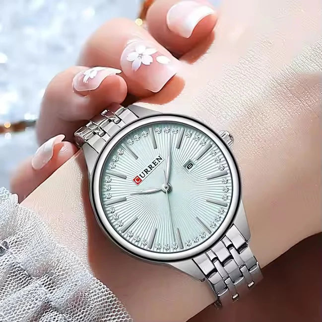 Γυναικείο Ρολόι - Curren C9099 L Silver Mint