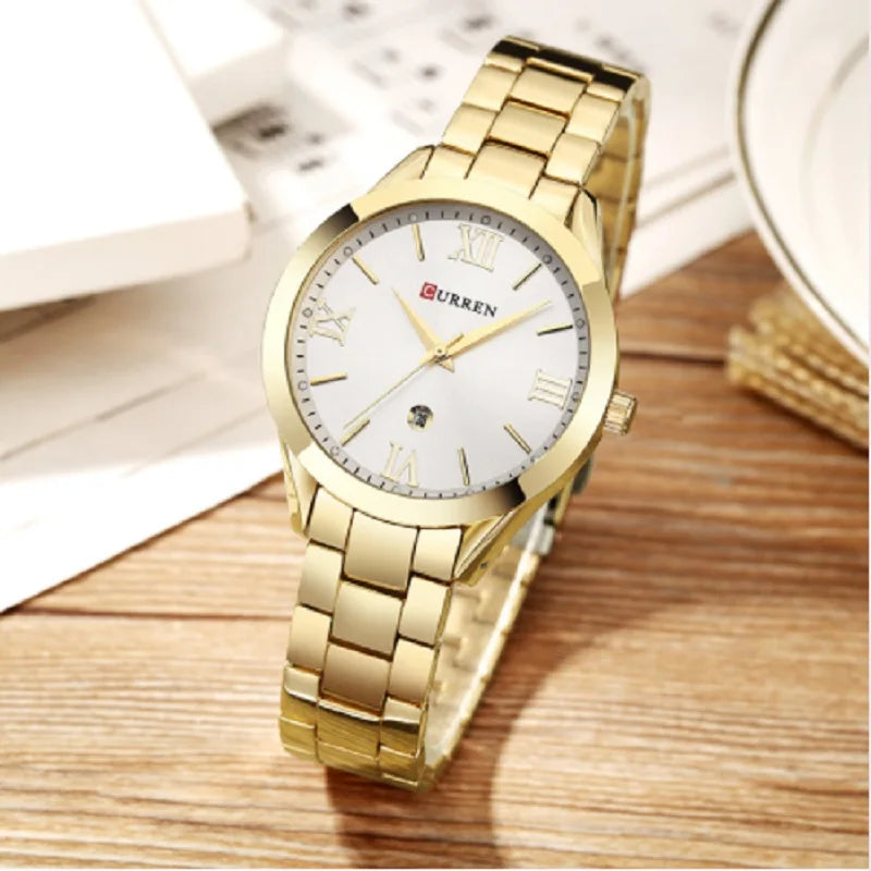 Γυναικείο Ρολόι - Curren C9007 L Gold White