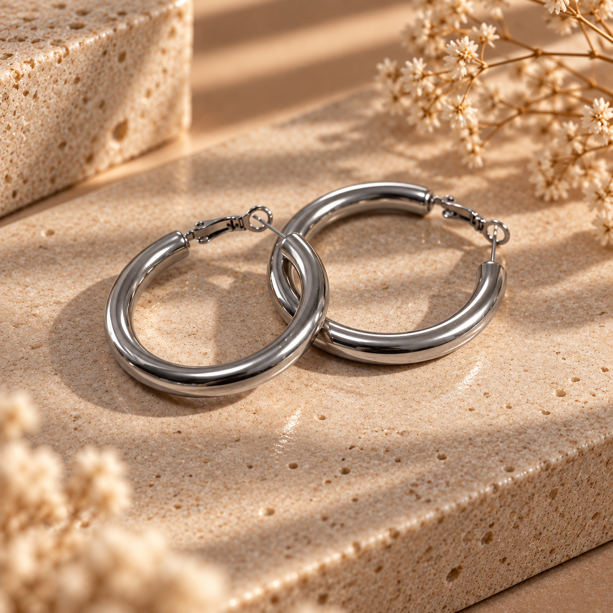 ΓΥΝΑΙΚΕΙΑ ΣΚΟΥΛΑΡΙΚΙΑ - SANREMO EARRINGS (ΧΡΥΣΟ, ΑΣΗΜΙ)
