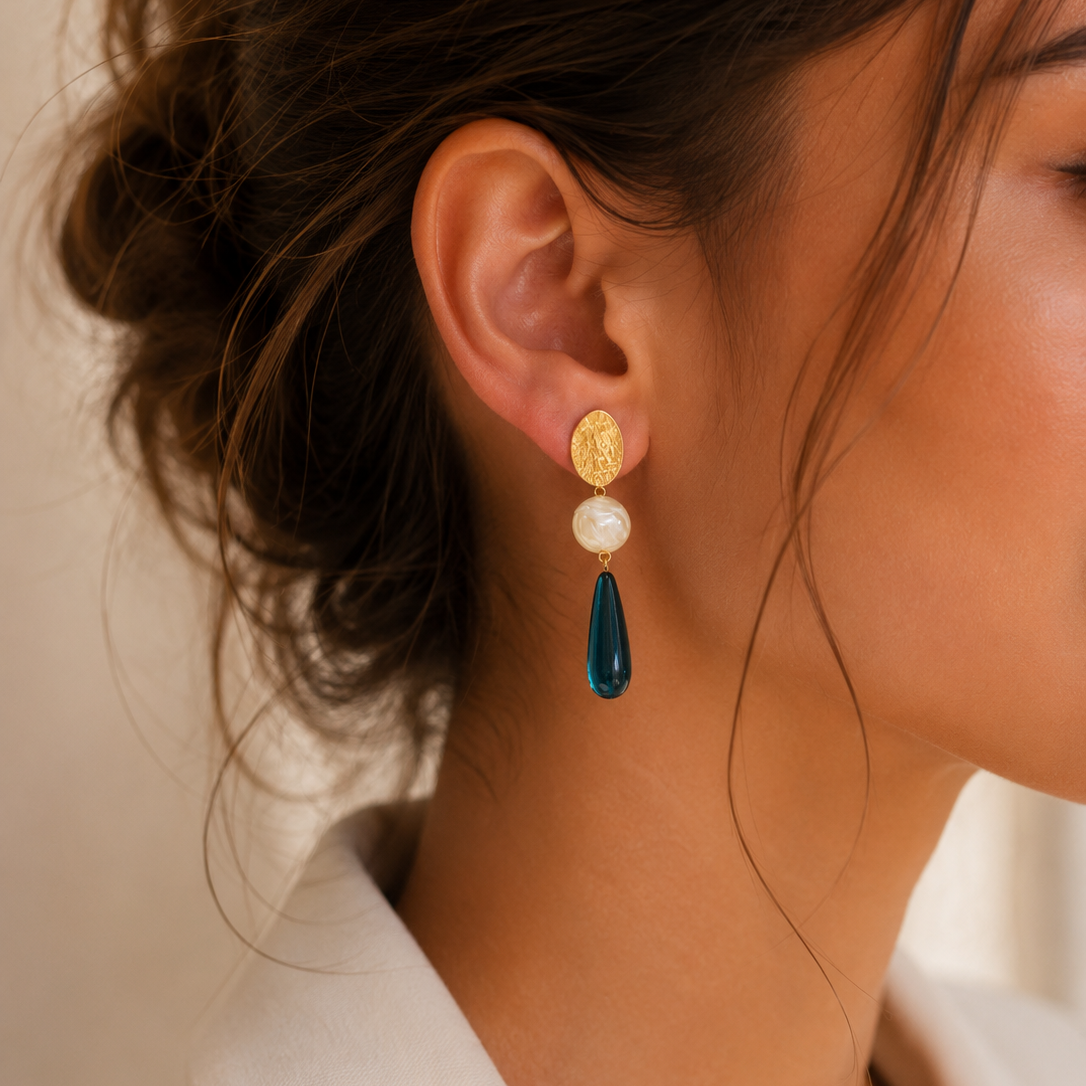 Γυναικεία Ατσάλινα Σκουλαρίκια - Qatia Earrings
