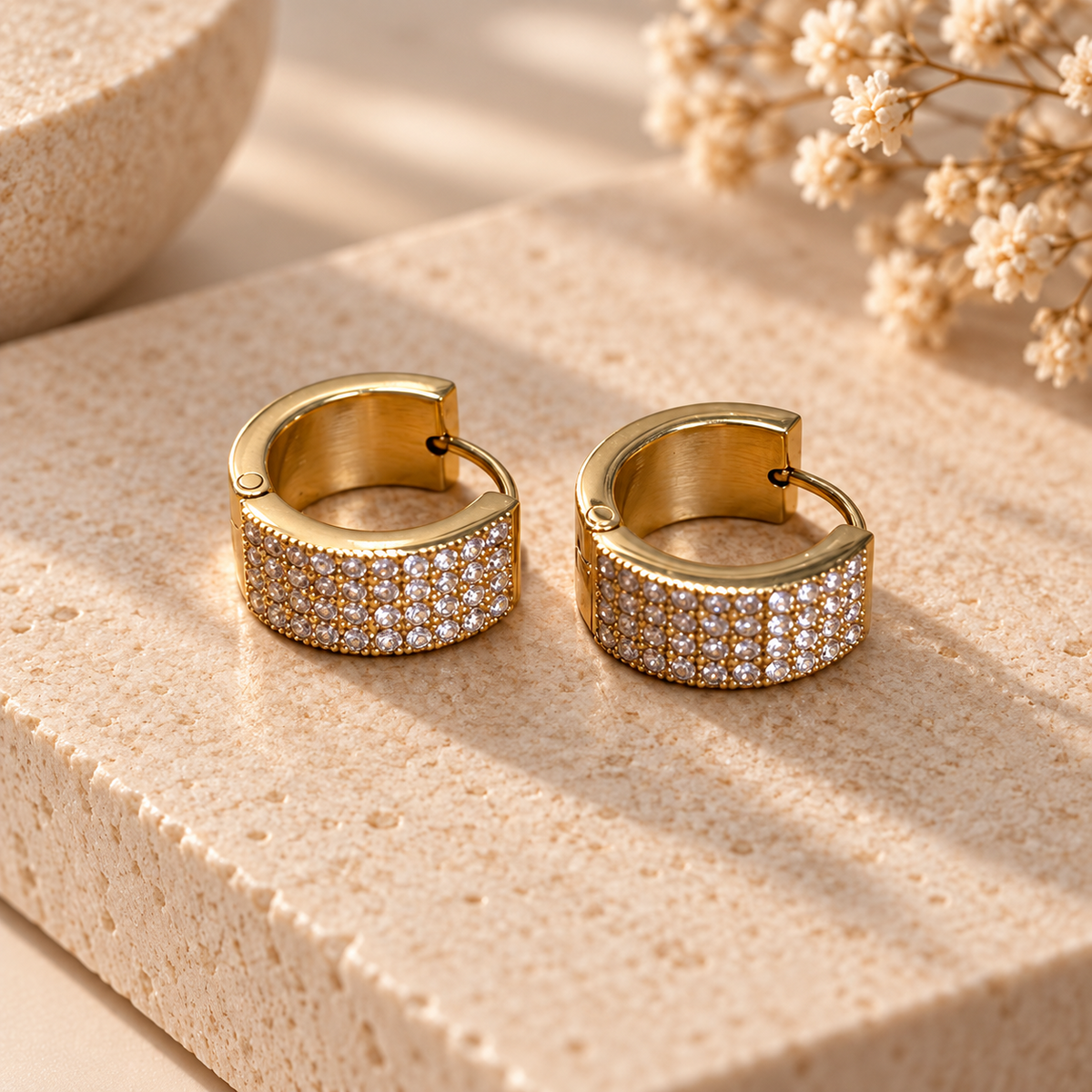 Γυναικεία Ατσάλινα Σκουλαρίκια Κρίκοι - Driss Earrings