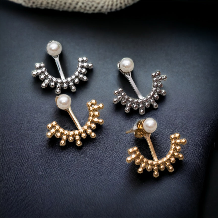 Ατσάλινα Σκουλαρίκια - Taraq Earrings ( Χρυσό, Ασημί)