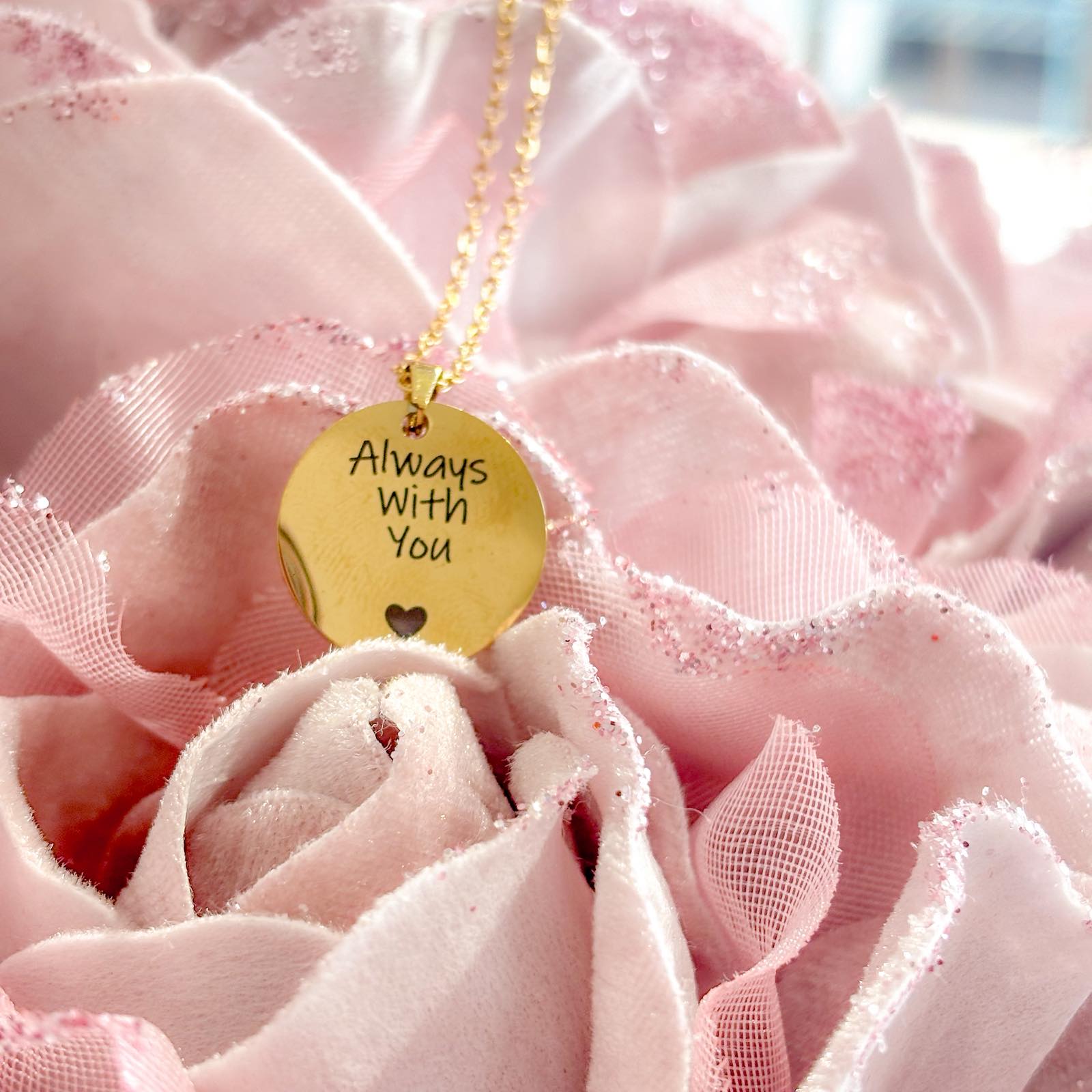 Ατσάλινο Κολιέ Βαλεντίνου - Always With You Necklace (χρυσό, ασημί)