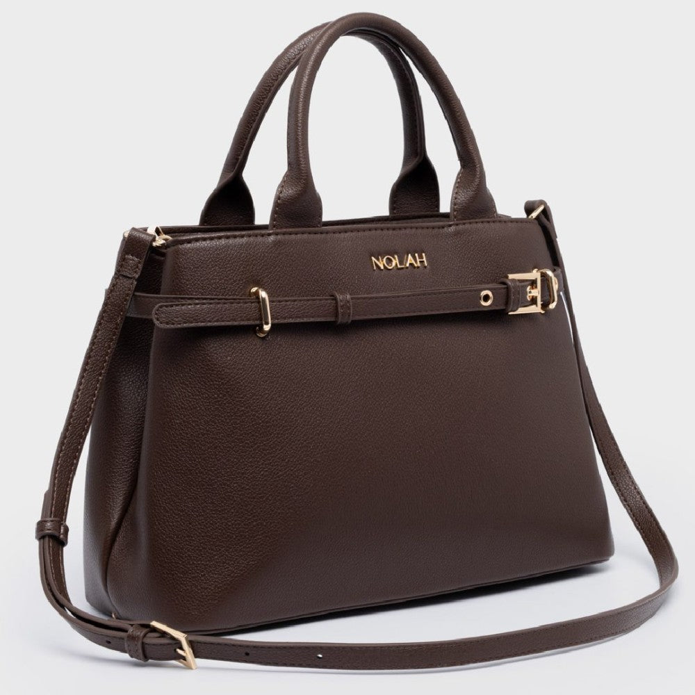 ΓΥΝΑΙΚΕΙΑ ΤΣΑΝΤΑ NOLAH - VELINIA CHOCOLATE BROWN