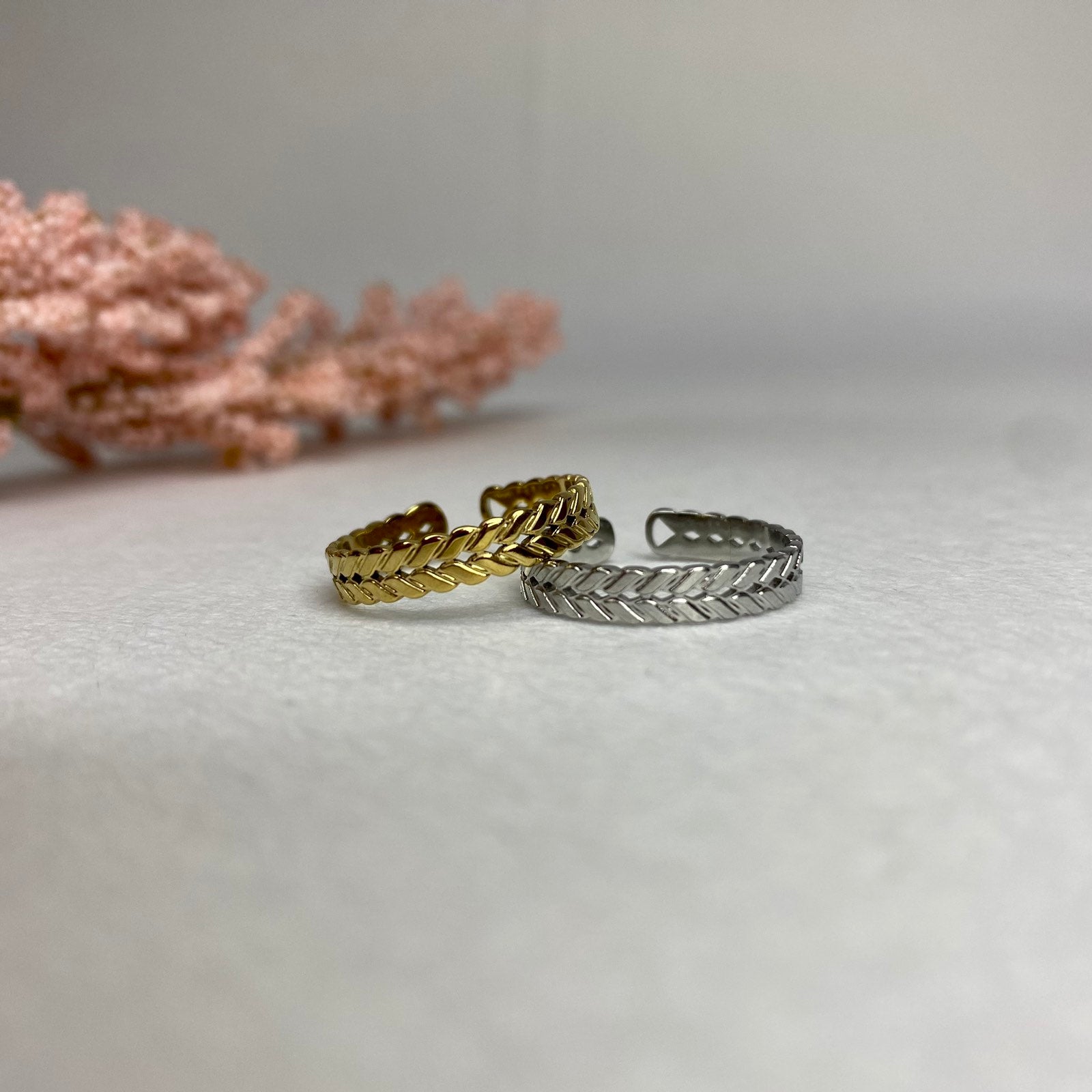 Ατσάλινο Δαχτυλίδι - Cambil Ring( χρυσό, ασημί)