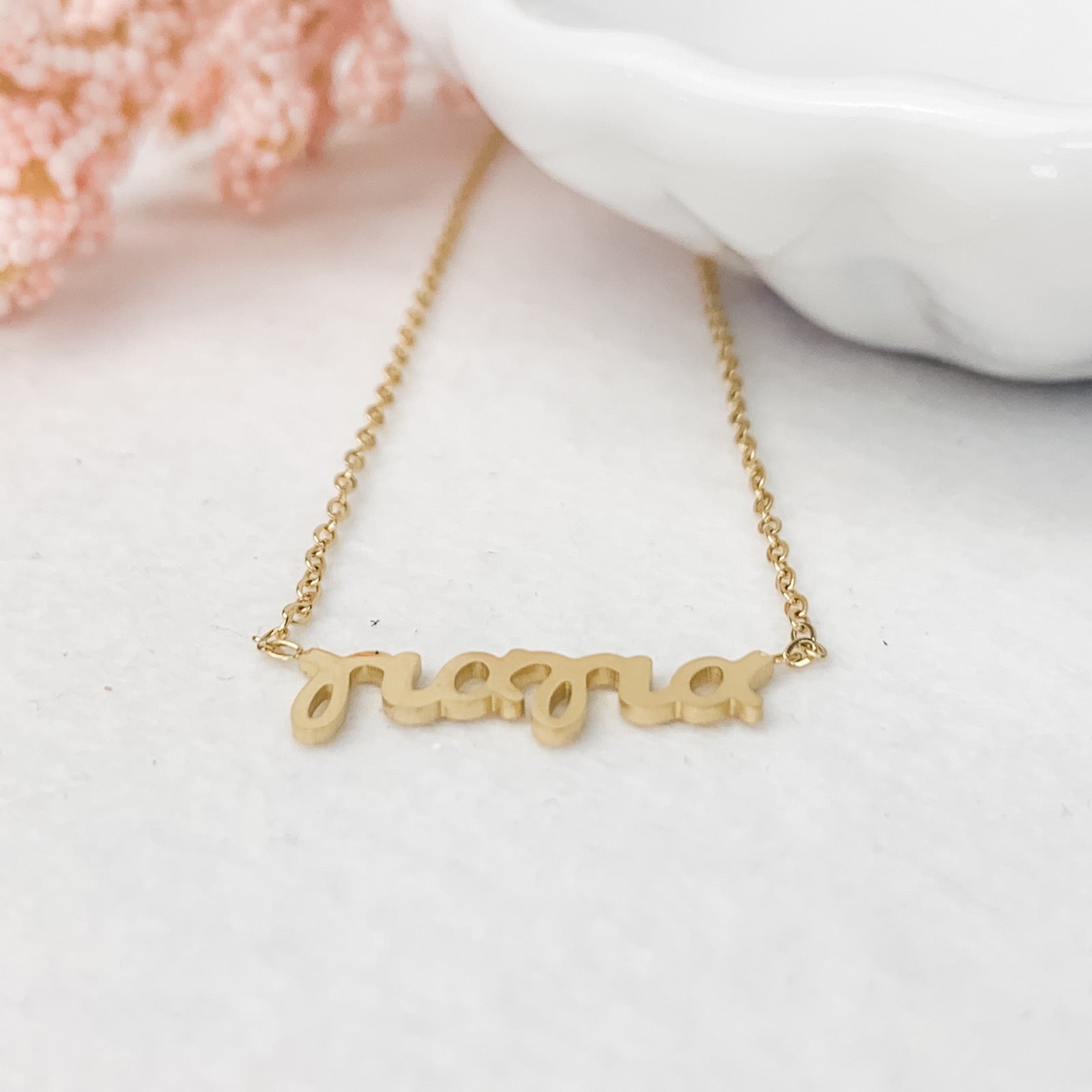 Γυναικείο Ατσάλινο Κολιέ Γιαγιά - Grandma Necklace