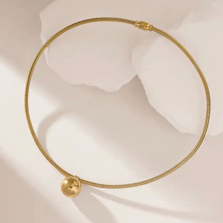 Ατσάλινο Γυναικείο Κολιέ - Fragy Necklace (χρυσό, ασημί)