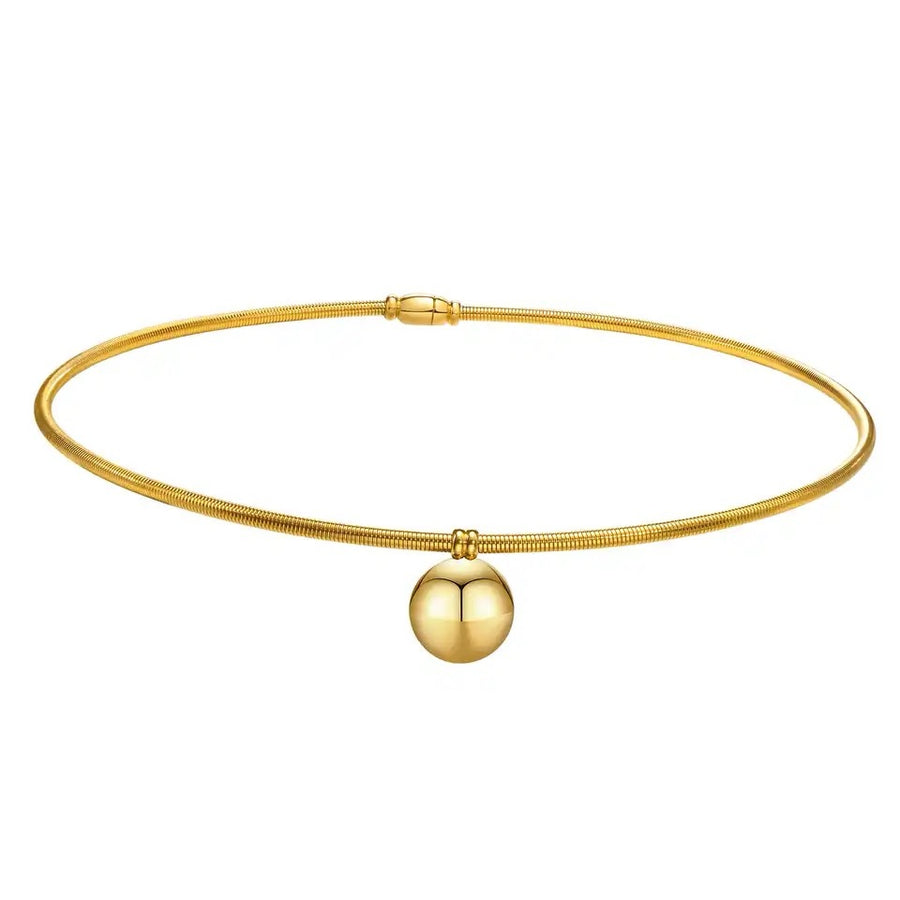 Ατσάλινο Γυναικείο Κολιέ - Fragy Necklace (χρυσό, ασημί)
